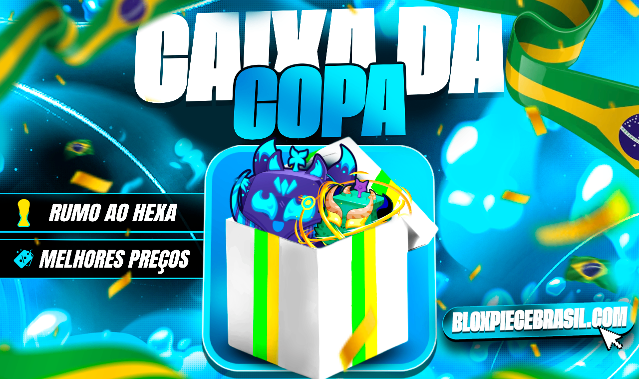 ⭐ COMBO DA COPA - CAIXA SUPER RARA + ITENS MÍTICOS!