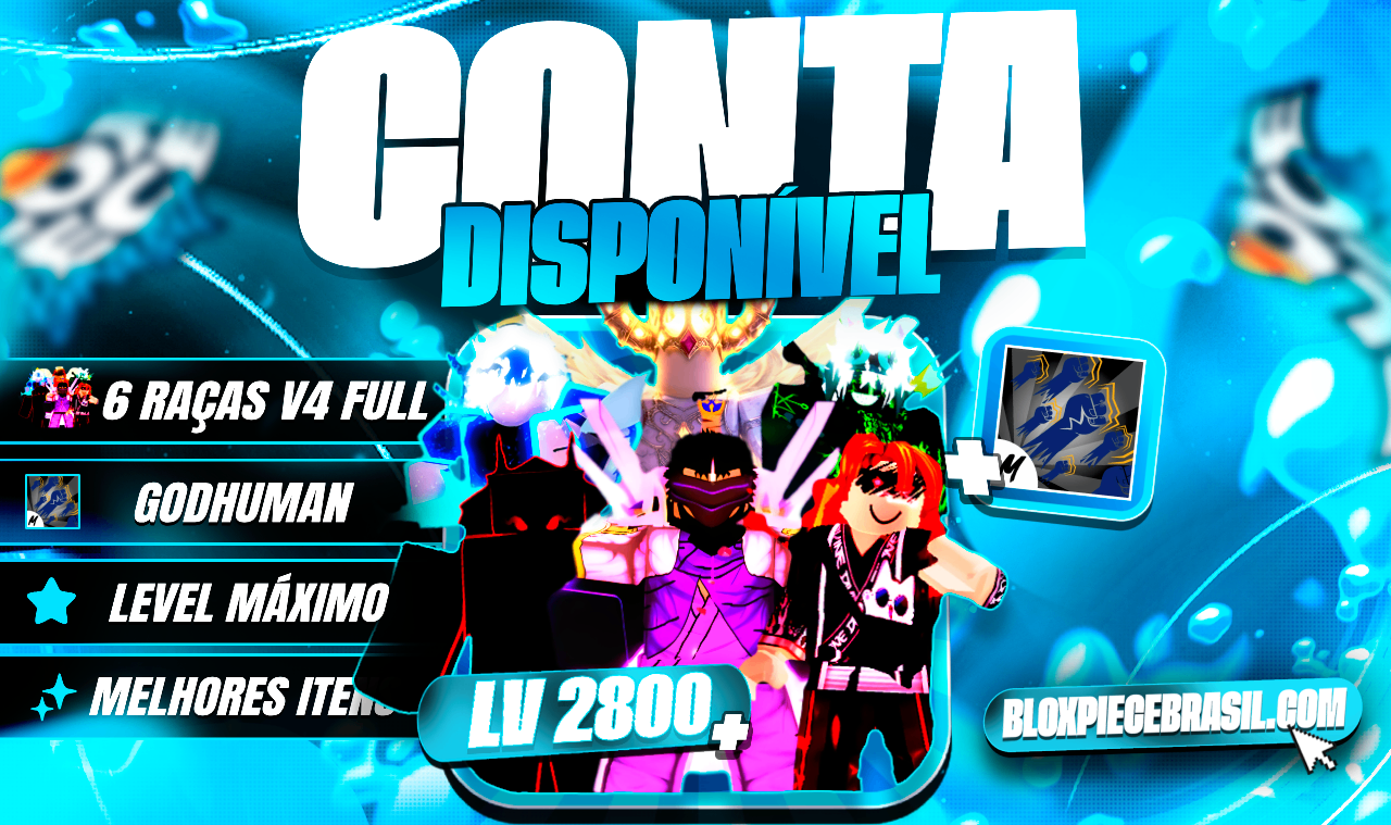 ⭐ 6 RAÇAS V4 FULL + GODHUMAN  + ITENS MÍTICOS!
